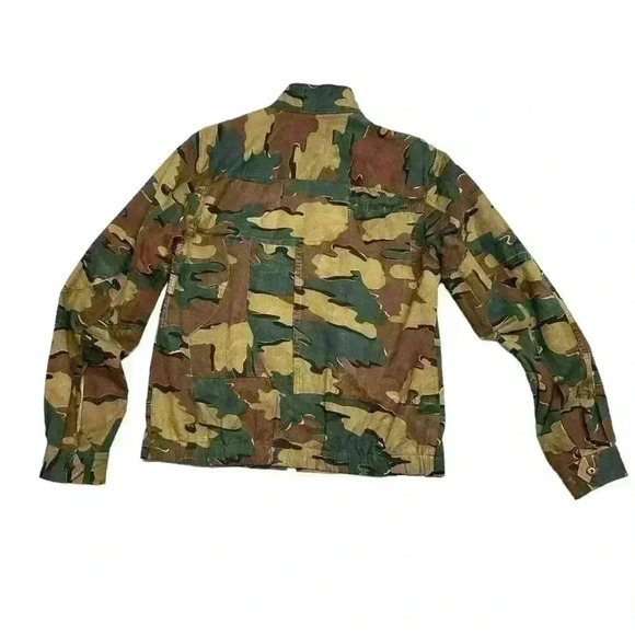 DRIES VAN NOTE Camouflage Cotton/Linen Suit - Picture 3 of 13